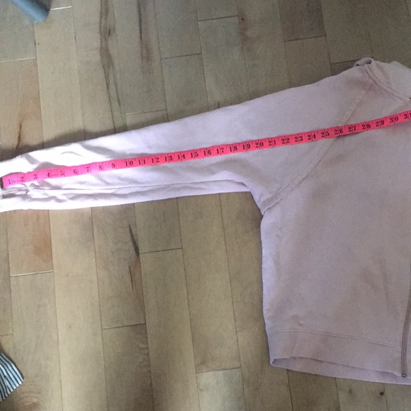 Pink active crop top sweater - Picture 6 of 6